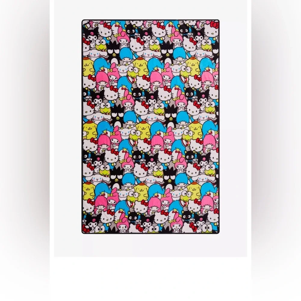 Hello Kitty And Friends Allover Print Throw Blanket